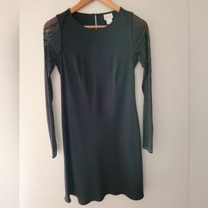 Mesh sleeve dress by Loft